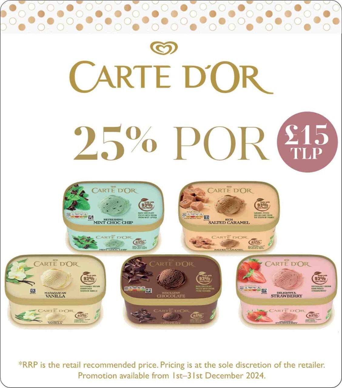 Carte D'OR 25% POR
