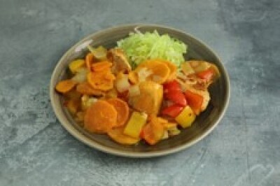 Harissa Chicken Tray bake