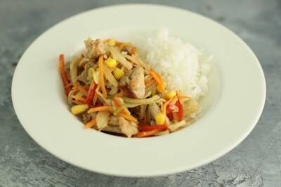 Chinese chicken stir fry