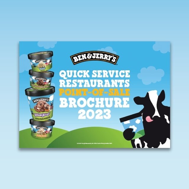 Download our Ben & Jerry’s POS guide for fast food and quick service restaurants