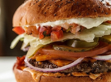 Burgers, burgers, and more burgers.