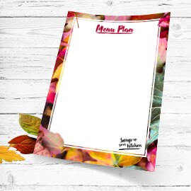 Autumn menu cards Autumn menu cards