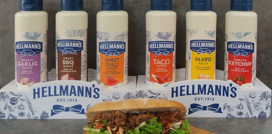 Redeem Hellmann's 850ml stands