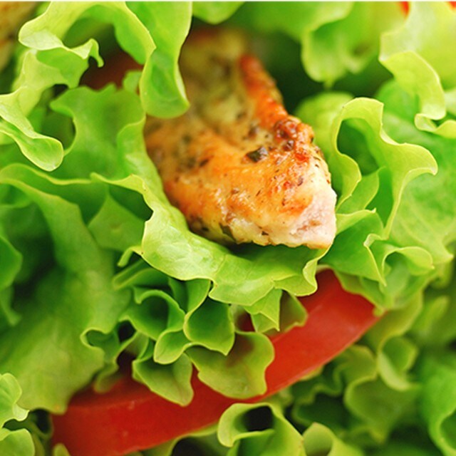 Thai Chicken and Lettuce Wrap