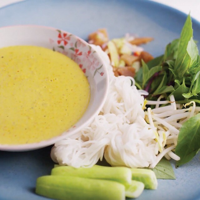 Southern Thai Curry with Barracuda and Rice Noodles