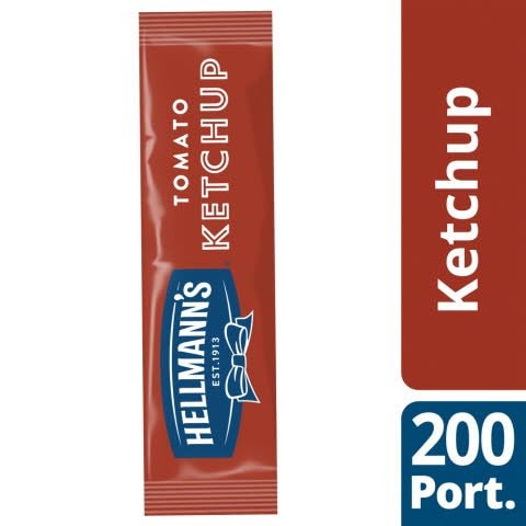 Hellmann's Tomato Ketchup 200 x 15ml Portions - 