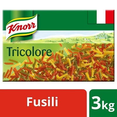 Knorr Pasta Fusilli Tricolore 3kg