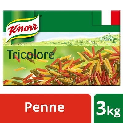 Knorr Pasta Penne Tricolore 3kg - 