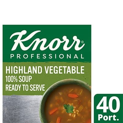 Knorr Professional 100% Soup Highland Veg 4x2.5kg