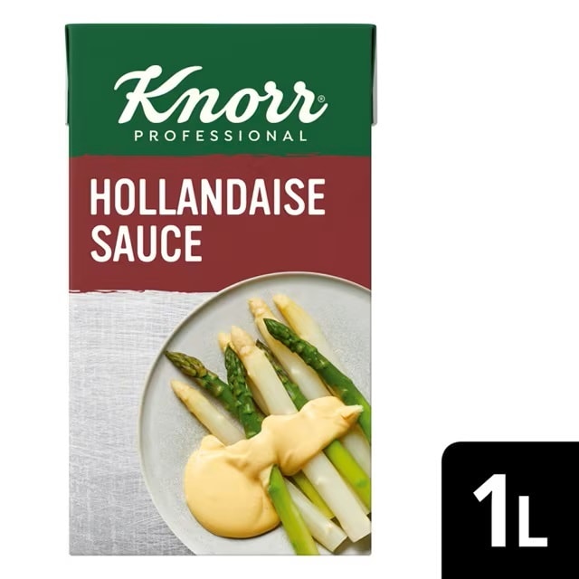 Knorr Professional Garde Dór Hollandaise sauce 1L - Knorr Professional ready to use sauces. Full of rich professional flavour with minimal mise en place, so you can handle the demands of a busy service as well as the expectations of your diners