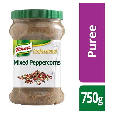 Knorr Professional Mixed Peppercorns Puree 750g - 