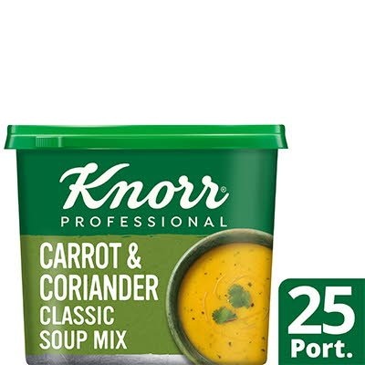 Knorr Professional Classic Carrot & Coriander Cream of Tomato Soup 25 Portion (6x425g) - 