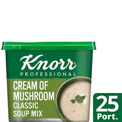 Knorr Professional Classic Cream of Mushroom Soup 25 Portion (6x425g)