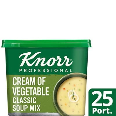 Knorr Professional Classic Cream of Vegetable Soup 25 Portion (6x425g) - 
