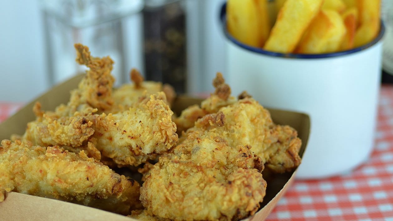 Buttermilk jerk fried chicken