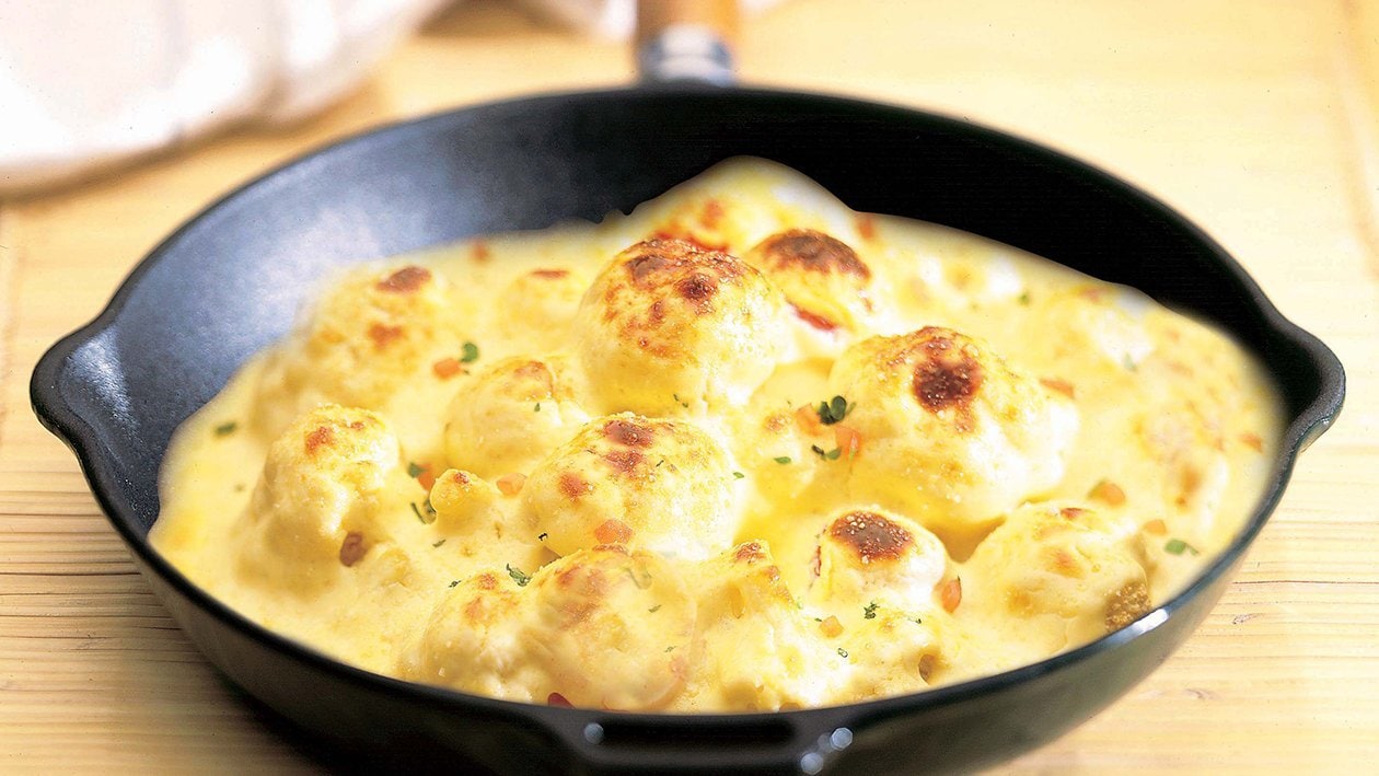 Cauliflower & broccoli cheese
