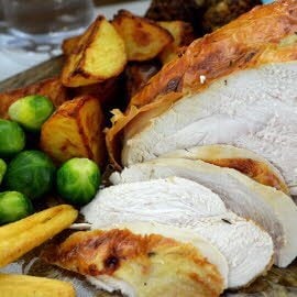 Christmas brined turkey crown Christmas brined turkey crown