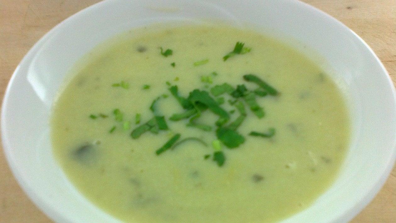 Leek and potato soup