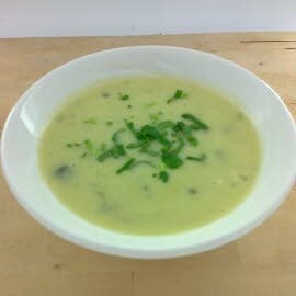 Leek and potato soup Leek and potato soup
