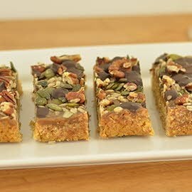 Love bar (toffee bar with seed)