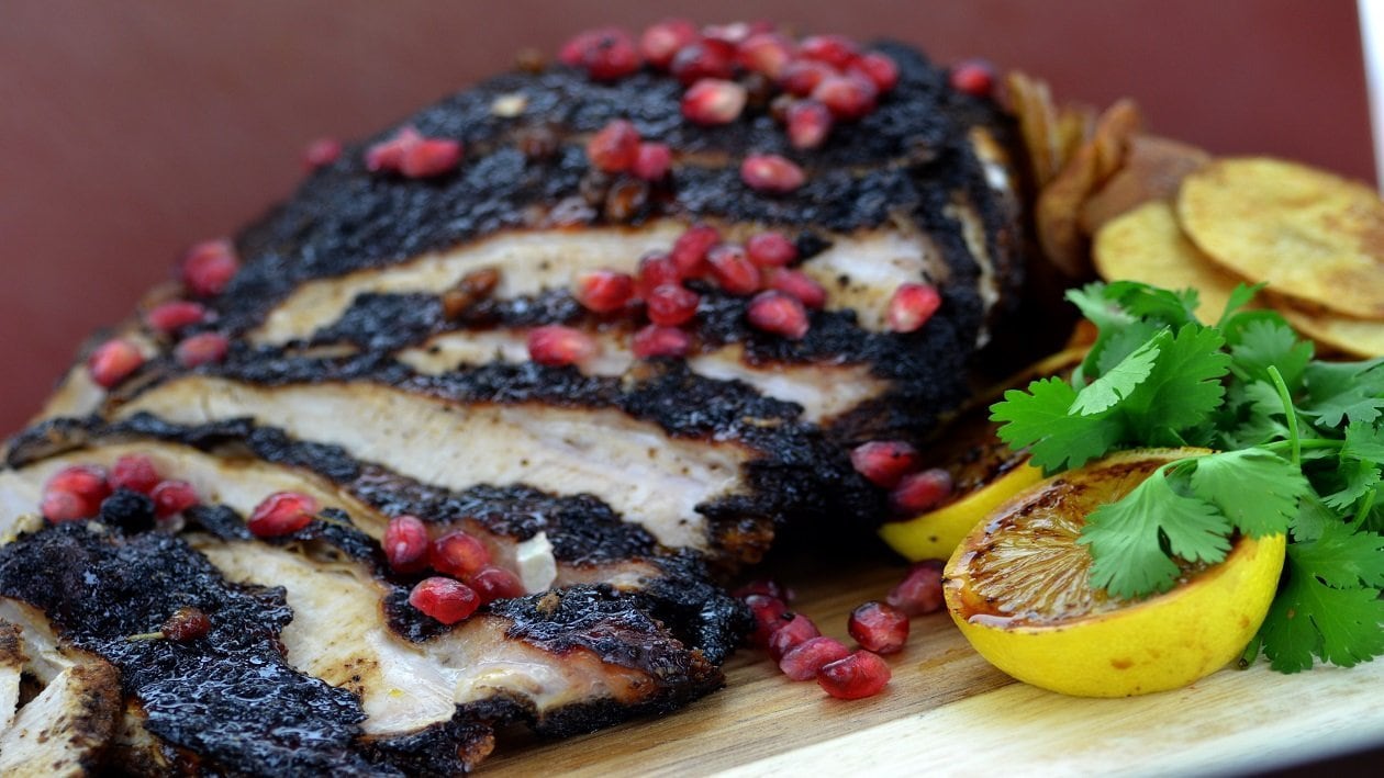 Persian turkey with pomegranate