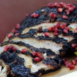 Persian turkey with pomegranate