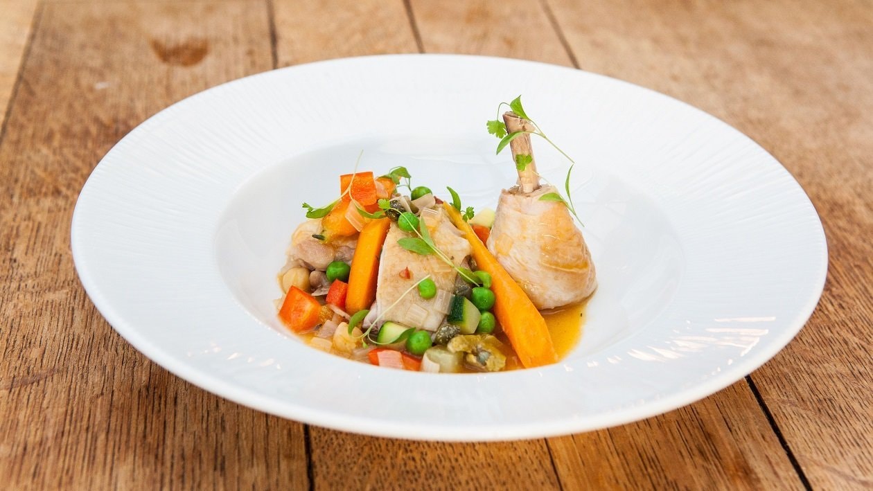 Provençal style chicken cassoulet by Larry Jayasekara