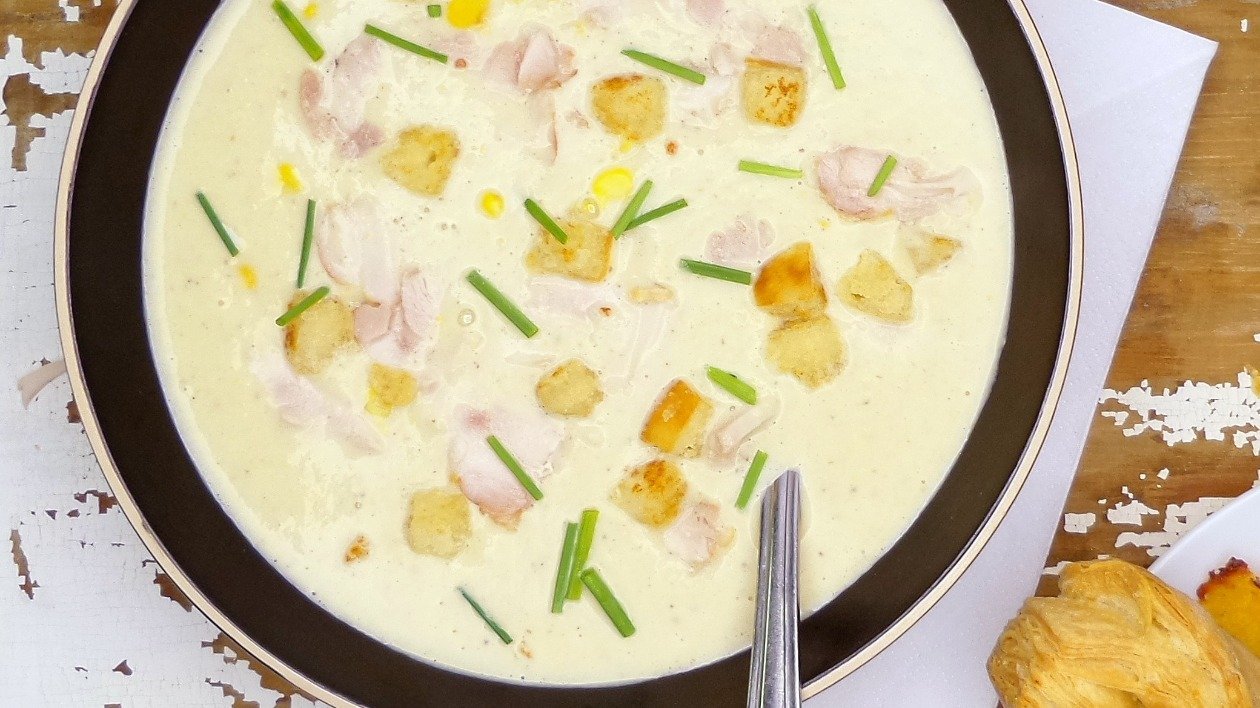 Brian Lane's Chicken and Sweetcorn Soup