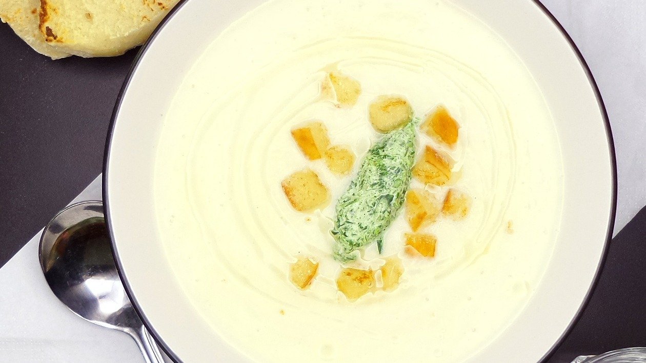 Brian Lane's Cream of Parsnip with Parsley Cream