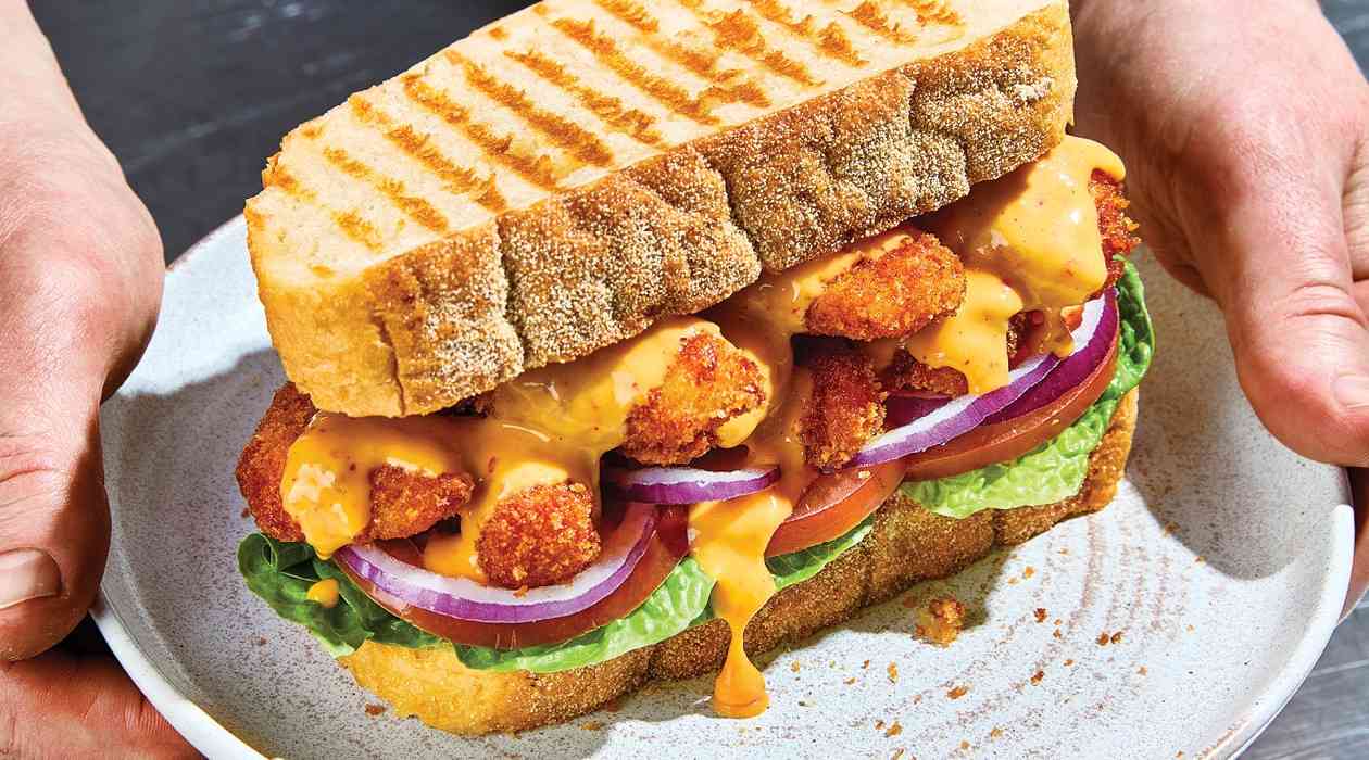 Fish Finger Sandwich and Kimchi Mayo
