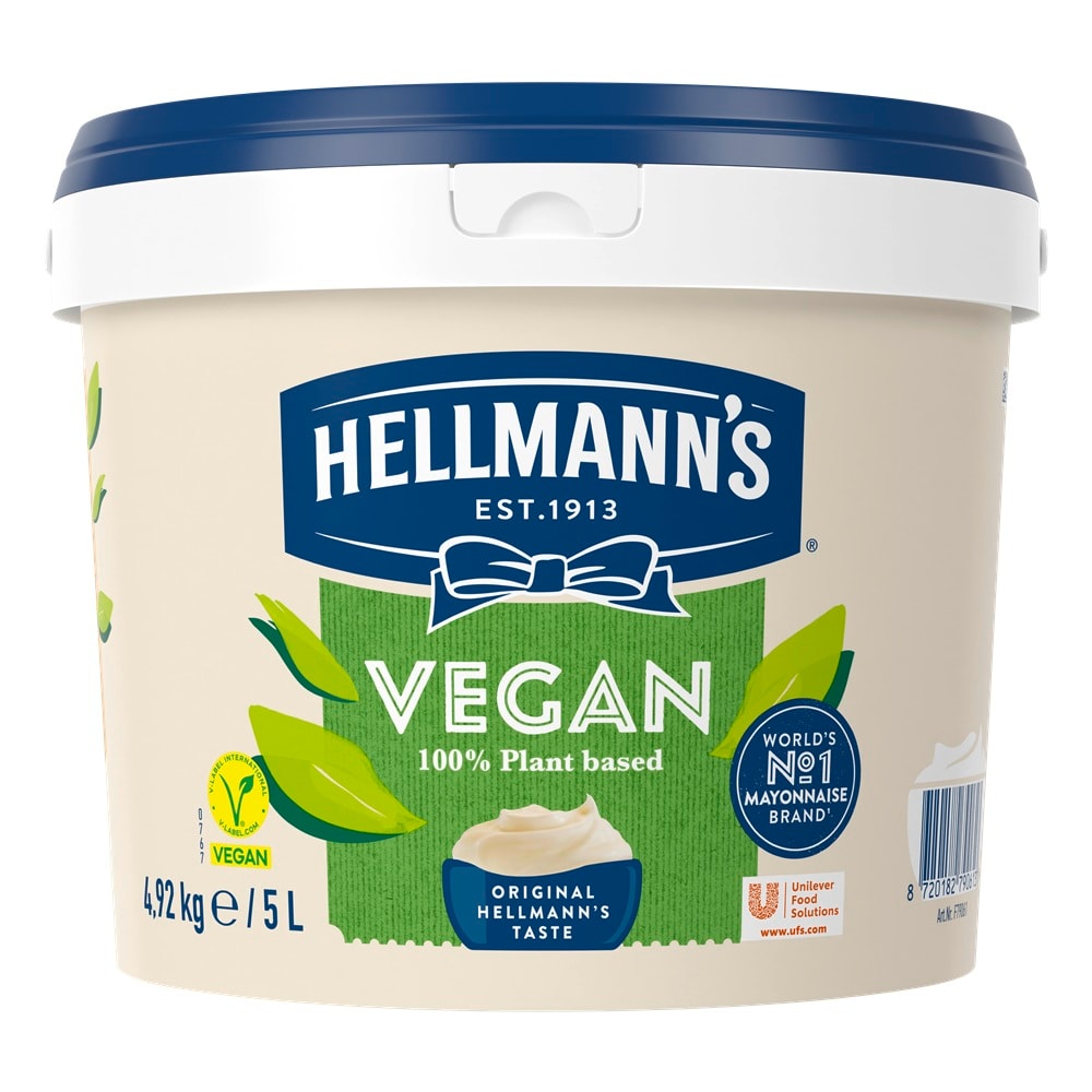 Hellmann's Vegan 4.74 kg (5L) - Hellmann’s Vegan is a mayo to serve any guest need.