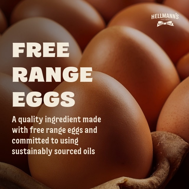 Hellmann's Real Mayonnaise Squeezy 430ml - The Nation's Favourite Mayonnaise* offers the Classic Hellmann's taste, texture and creaminess.